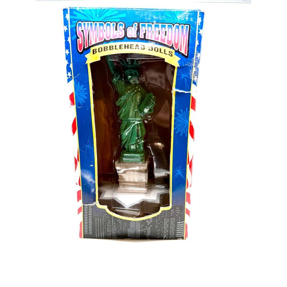 Symbols of‎ Freedom Lady Liberty Bobblehead Doll. New open box